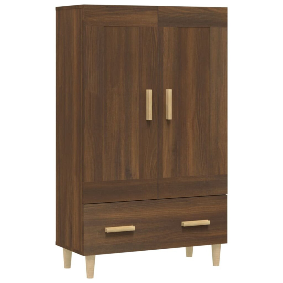 (Brown oak) vidaXL Highboard Engineered Wood Home Sideboard Buffet Cabinet Multi Colours