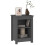 VidaXL (Grey, 1) vidaXL 1/2x Solid Wood Pine Bedside Cabinet Nightstand End Table Multi Colours 5