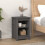 VidaXL (Grey, 2) vidaXL 1/2x Solid Wood Pine Bedside Cabinet Nightstand End Table Multi Colours 8