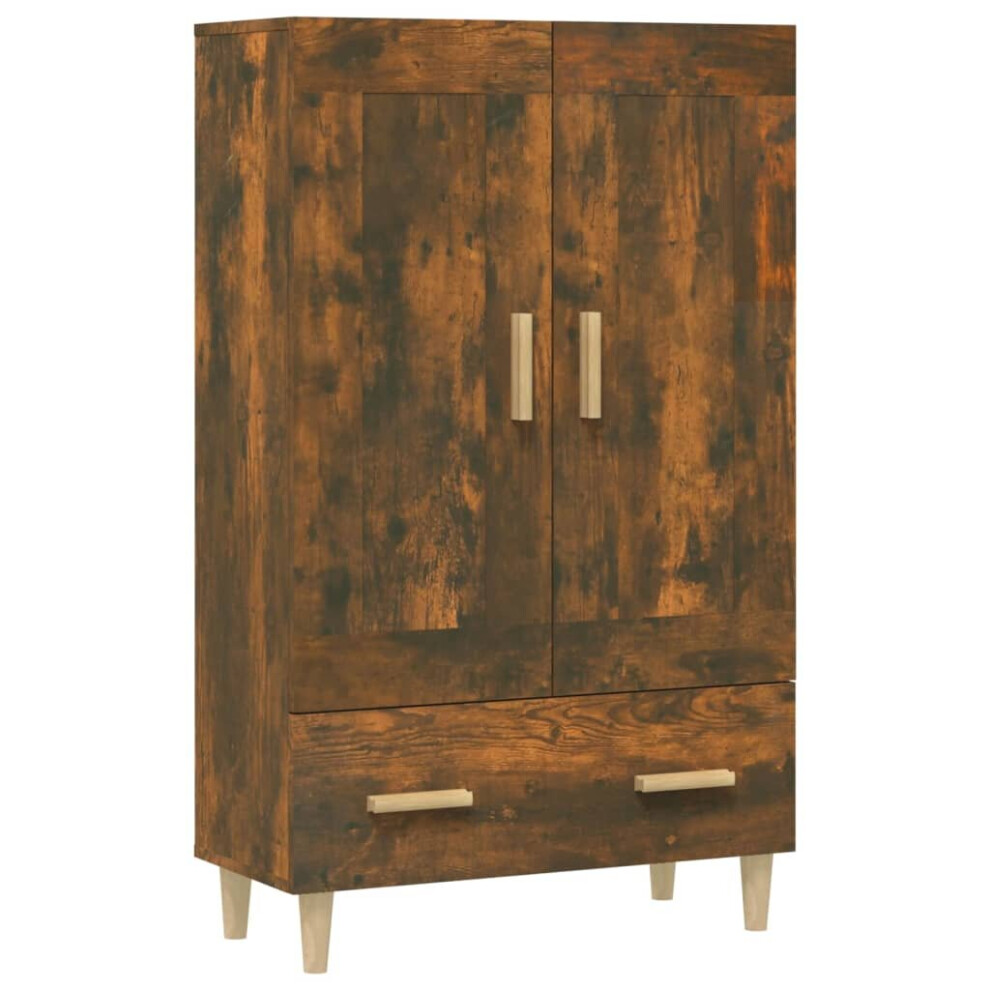 Vidaxl (Smoked Oak) Highboard Engineered Wood Home Sideboard Buffet Cabinet Multi Colours