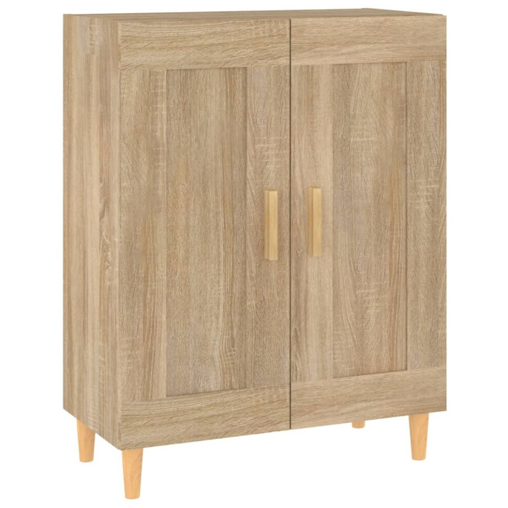 Vidaxl (Sonoma Oak) Sideboard Engineered Wood Side Cabinet Home Organiser Multi Colours