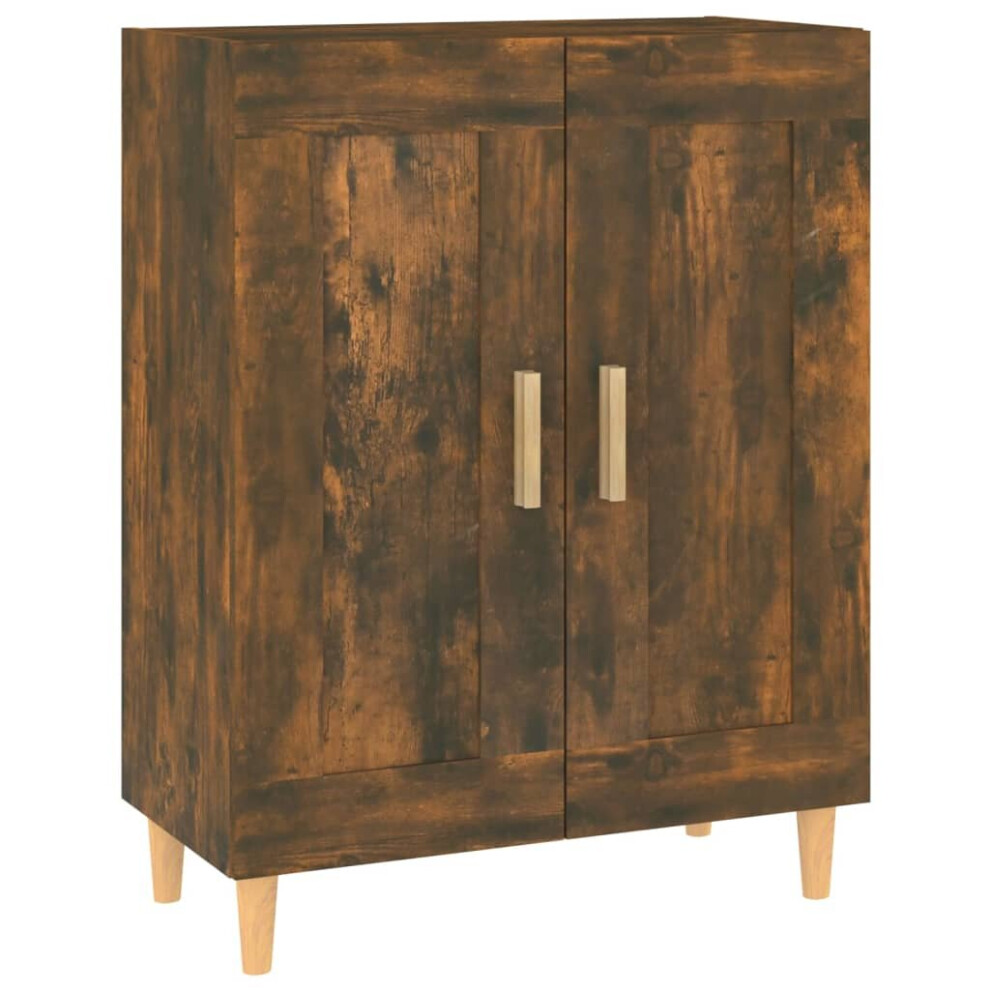 Vidaxl (Smoked Oak) Sideboard Engineered Wood Side Cabinet Home Organiser Multi Colours