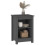 VidaXL (Grey, 2) vidaXL 1/2x Solid Wood Pine Bedside Cabinet Nightstand End Table Multi Colours 6