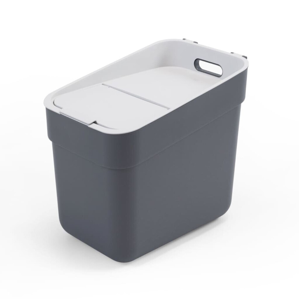 (Dark grey, 20 L) Curver Trash Can Ready to Collect Recycling Container Multi Colours 20/30L