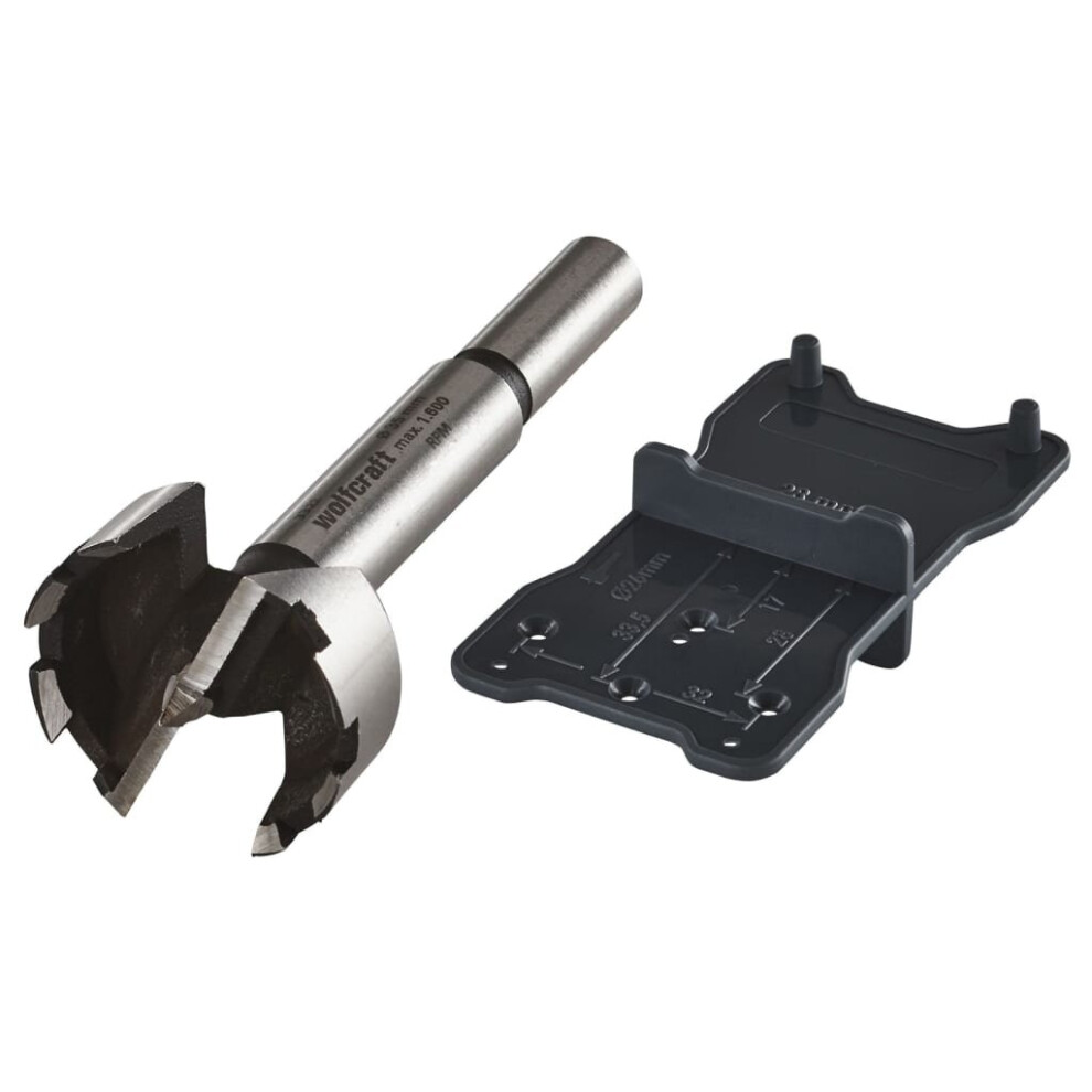 wolfcraft Forstner Drill Bit Set 2 Piece Black Tool Forstner Drill Bit Set