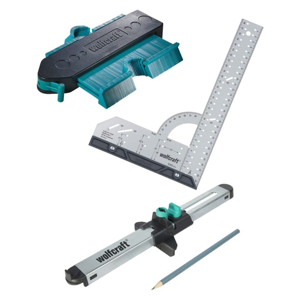 Wolfcraft Essentials Tool Set For Fitting Laminate And Designing Flooring