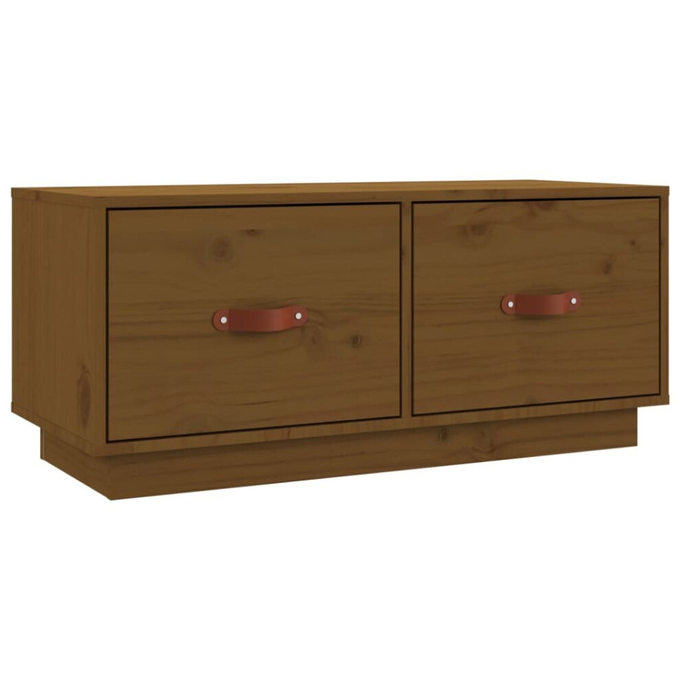 Vidaxl (Honey ) Solid Wood Pine Tv Cabinet Hifi Media Unit Tv Console Multi Colours Brown