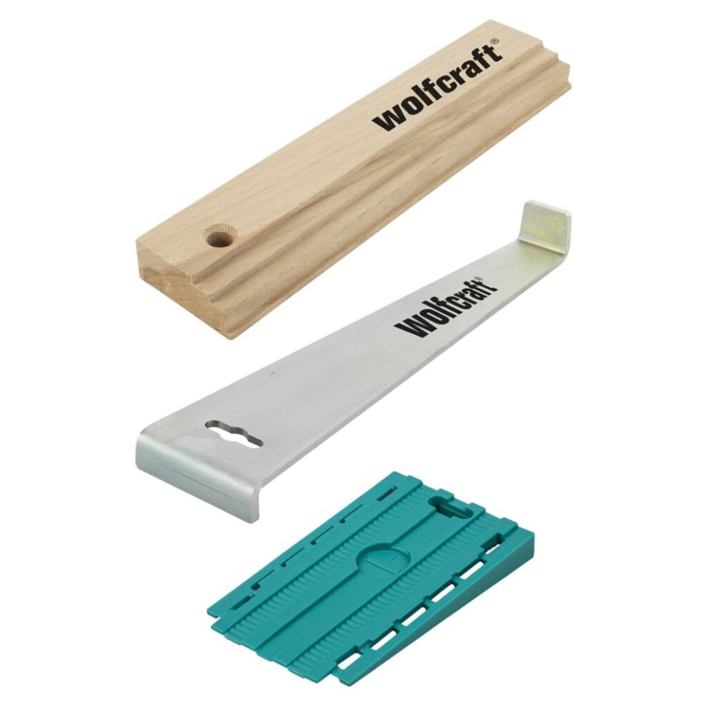 Wolfcraft Essentials Tool Set For Laying Laminate And Designing Flooring Tool