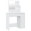 VidaXL (High gloss white) vidaXL Dressing Table Makeup Table Vanity Desk Cosmetic Table with Mirror 1