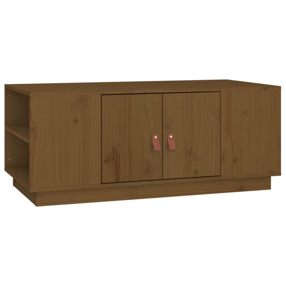 Vidaxl (Honey Brown) Solid Wood Pine Coffee Table Side Centre Accent End Table Multi Colours