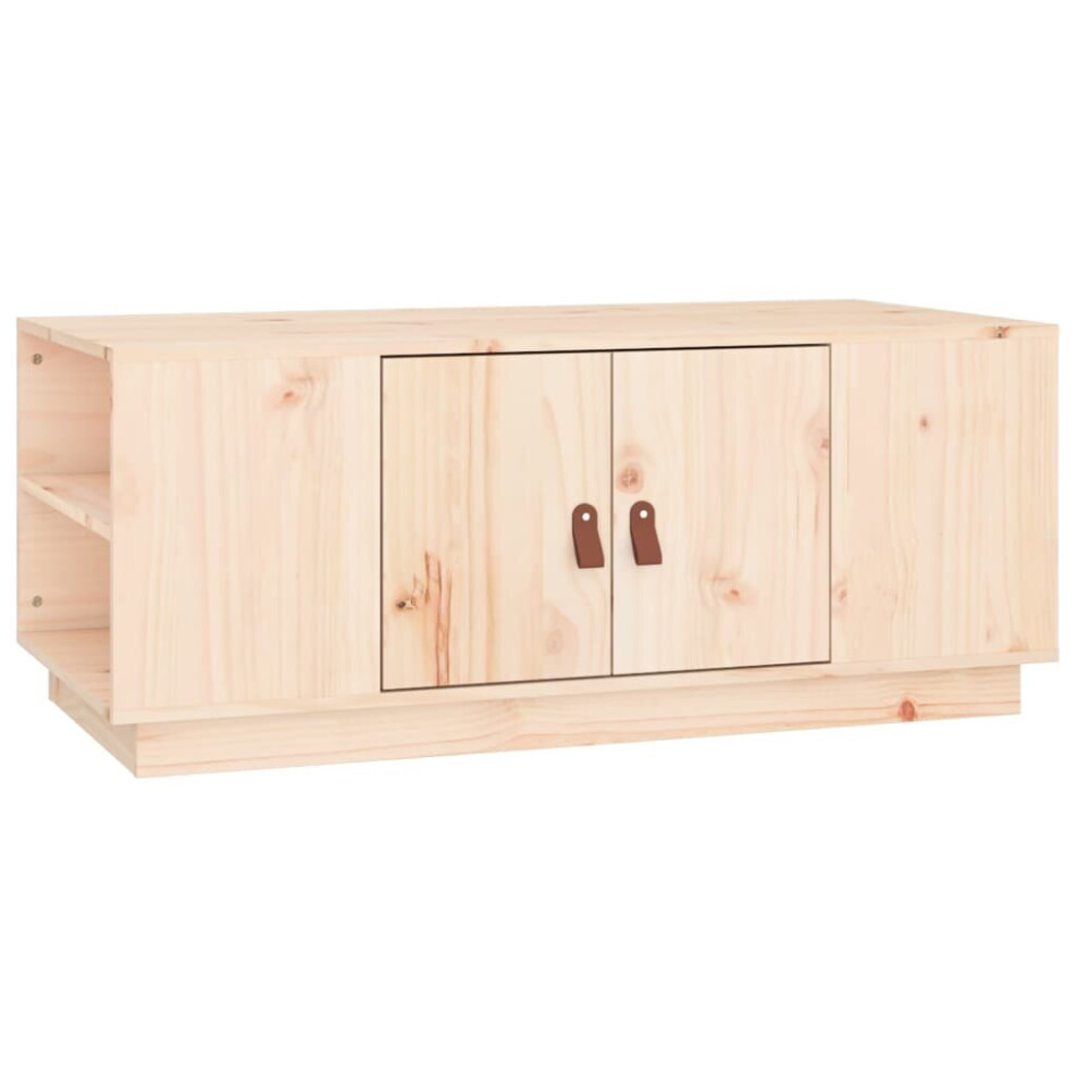 Vidaxl (Brown) Solid Wood Pine Coffee Table Side Centre Accent End Table Multi Colours