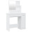 VidaXL (White) vidaXL Dressing Table Makeup Table Vanity Desk Cosmetic Table with Mirror 1