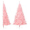 VidaXL (Pink, 240 cm) vidaXL Artificial Half Christmas Tree with Stand Decoration Artificial Tree 2