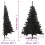 VidaXL (Black, 150 cm) vidaXL Artificial Half Christmas Tree with Stand Decoration Artificial Tree 4