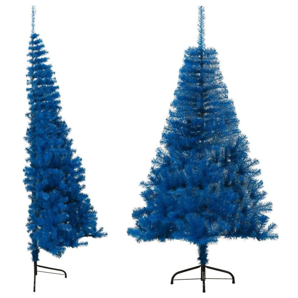 (Blue, 150 cm) vidaXL Artificial Half Christmas Tree With Stand Tree Multi Colours/Sizes