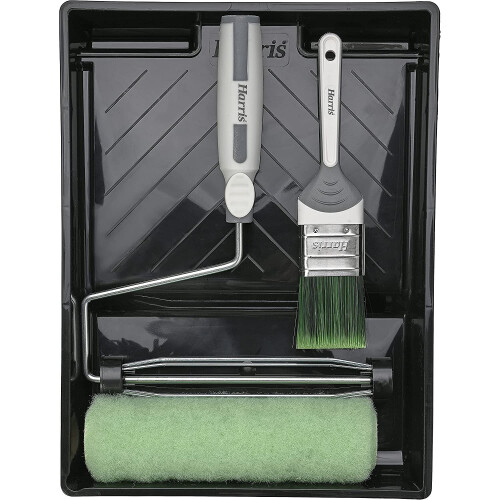 Harris Harris 102032902 Exterior Roller Set 9in, Black/Green 1