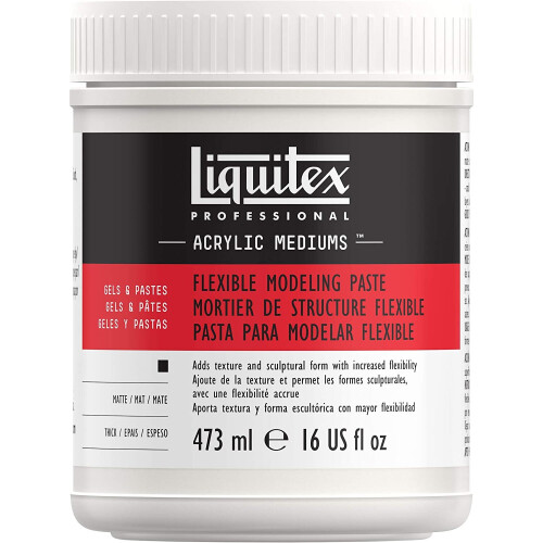 Liquitex 8916 Professional Flexible Modeling Paste Medium, 473 ml