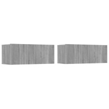 (Grey sonoma) vidaXL TV Cabinet Entertainment Centre Media TV Unit TV Stand Engineered Wood