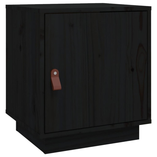 VidaXL (Black) vidaXL 1/2x Solid Wood Pine Bedside Cabinet Table Bed Cabinet Multi Colours