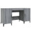 VidaXL (Grey sonoma) vidaXL Desk Engineered Wood Office Computer Study Writing Desk Multi Colours 1