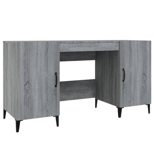 VidaXL (Grey sonoma) vidaXL Desk Engineered Wood Office Computer Study Writing Desk Multi Colours
