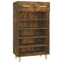 (Smoked oak) vidaXL Shoe Cabinet Engineered Wood Indoor Shoe Storage Rack Multi Colours