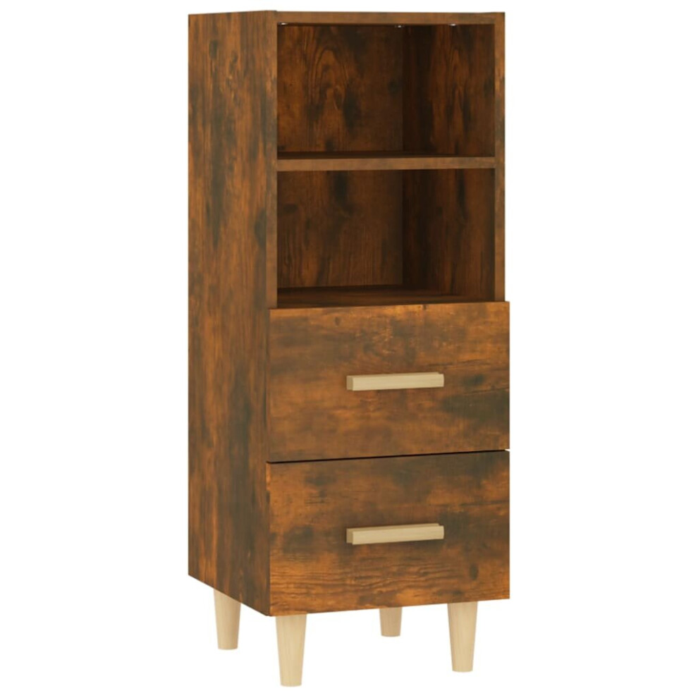 Vidaxl (Smoked Oak) Sideboard Engineered Wood Indoor Side Cabinet Cupboard Multi Colours