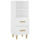 VidaXL (High gloss white) vidaXL Sideboard Engineered Wood Indoor Side Cabinet Cupboard Multi Colours 1