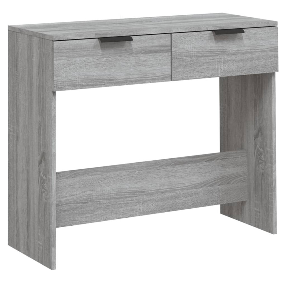 Vidaxl Grey ( Sonoma) Console Table Entryway Accent Sofa Table Hall End Table Engineered Wood