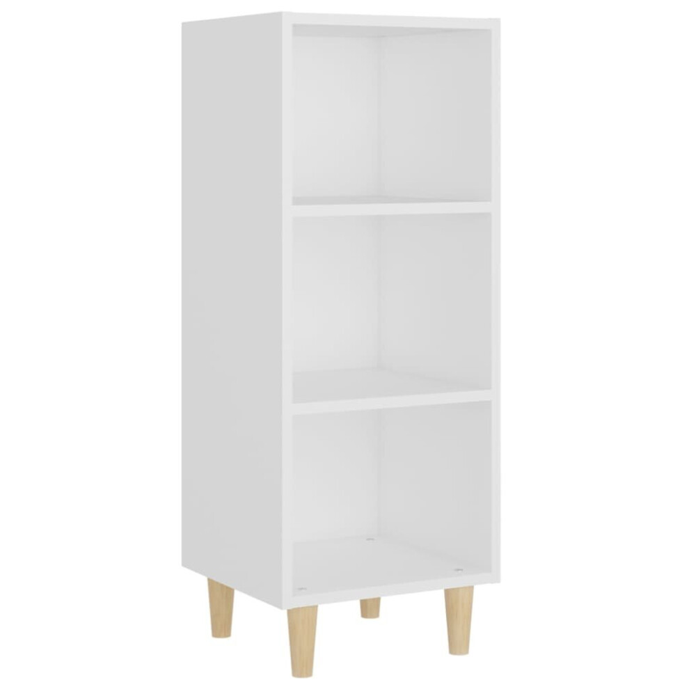 (White) vidaXL Sideboard Engineered Wood Indoor Side Cabinet Cupboard Multi Colours