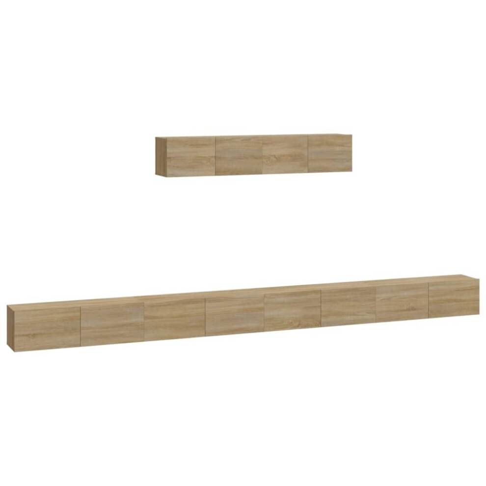 Vidaxl (Sonoma Oak, 4) 8X Tv Cabinets Chipboard Living Room Furniture Tv Unit Multi Colours