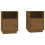 VidaXL (Honey brown, 2) vidaXL 1/2x Solid Wood Pine Bedside Cabinet Nightstand End Table Multi Colours 1