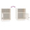 VidaXL (White, 1) vidaXL 1/2x Solid Wood Pine Bedside Cabinet Nightstand End Table Multi Colours 8
