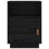 VidaXL (Black, 1) vidaXL 1/2x Solid Wood Pine Bedside Cabinet Nightstand End Table Multi Colours 6