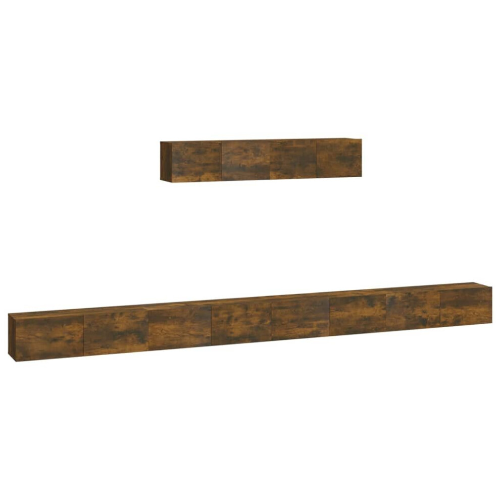 Vidaxl (Smoked Oak, 4) 8X Tv Cabinets Chipboard Living Room Furniture Tv Unit Multi Colours