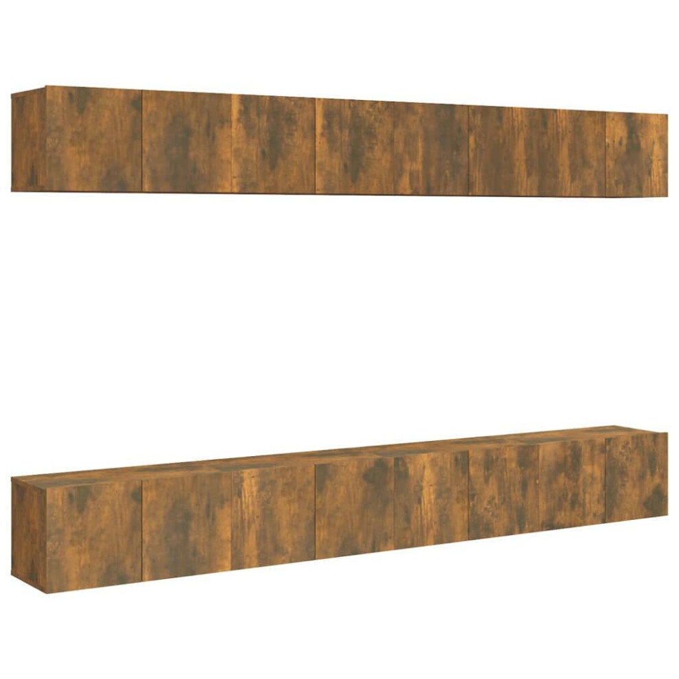 Vidaxl (Smoked Oak, 8) 8X Tv Cabinets Chipboard Living Room Furniture Tv Unit Multi Colours