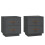 VidaXL (Grey, 2) vidaXL 1/2x Solid Wood Pine Bedside Cabinet Nightstand End Table Multi Colours 1