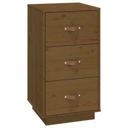 VidaXL (Honey brown) vidaXL 1/2x Solid Wood Pine Bedside Cabinet Nightstand End Table Multi Colours 1