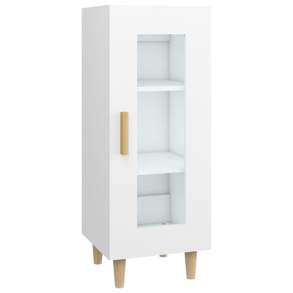 Vidaxl (White) Sideboard Engineered Wood Side Cabinet Home Organiser Multi Colours