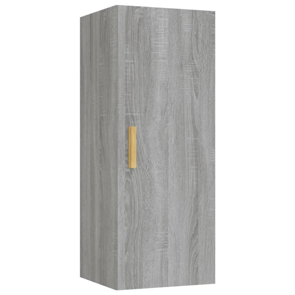 Vidaxl (Grey Sonoma) Tv Cabinet Entertainment Centre Media Tv Unit Tv Stand Engineered Wood