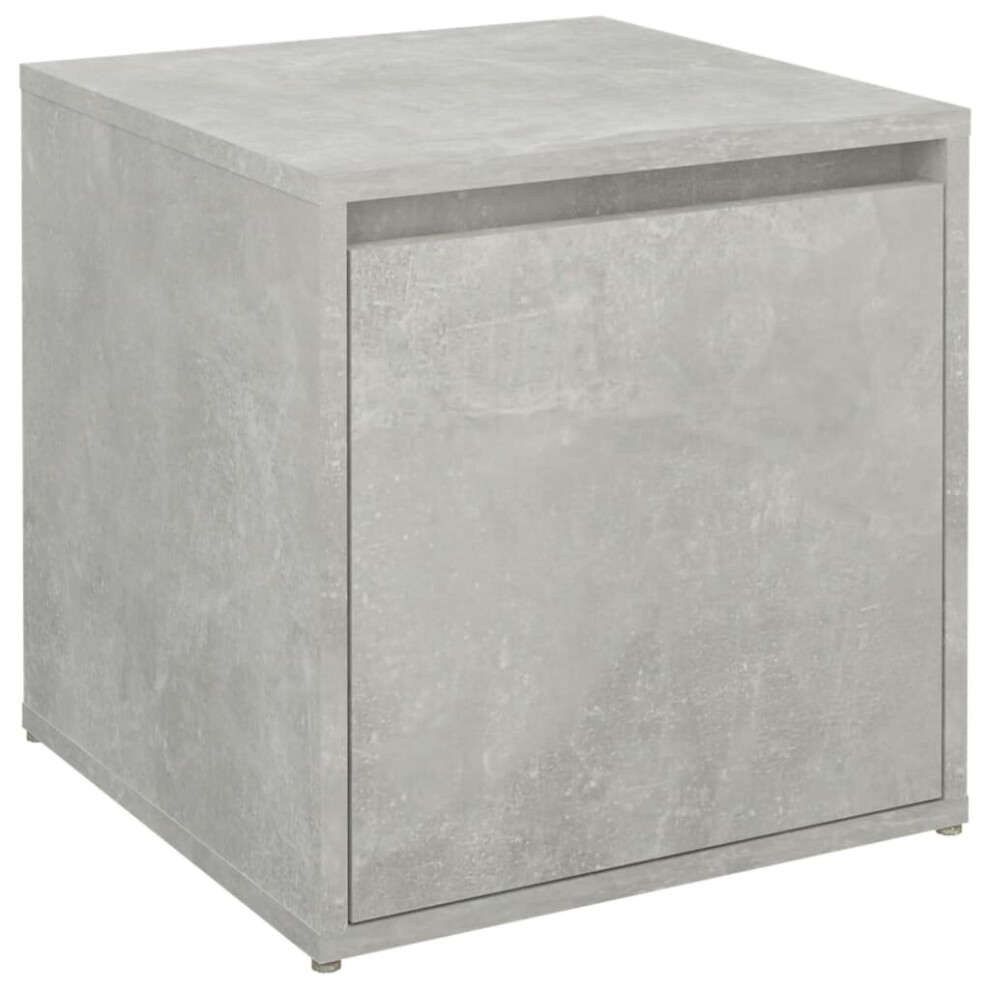 Vidaxl (Concrete Grey) Box Drawer Hall Tool Box Chest Organiser Storage Case Engineered Wood
