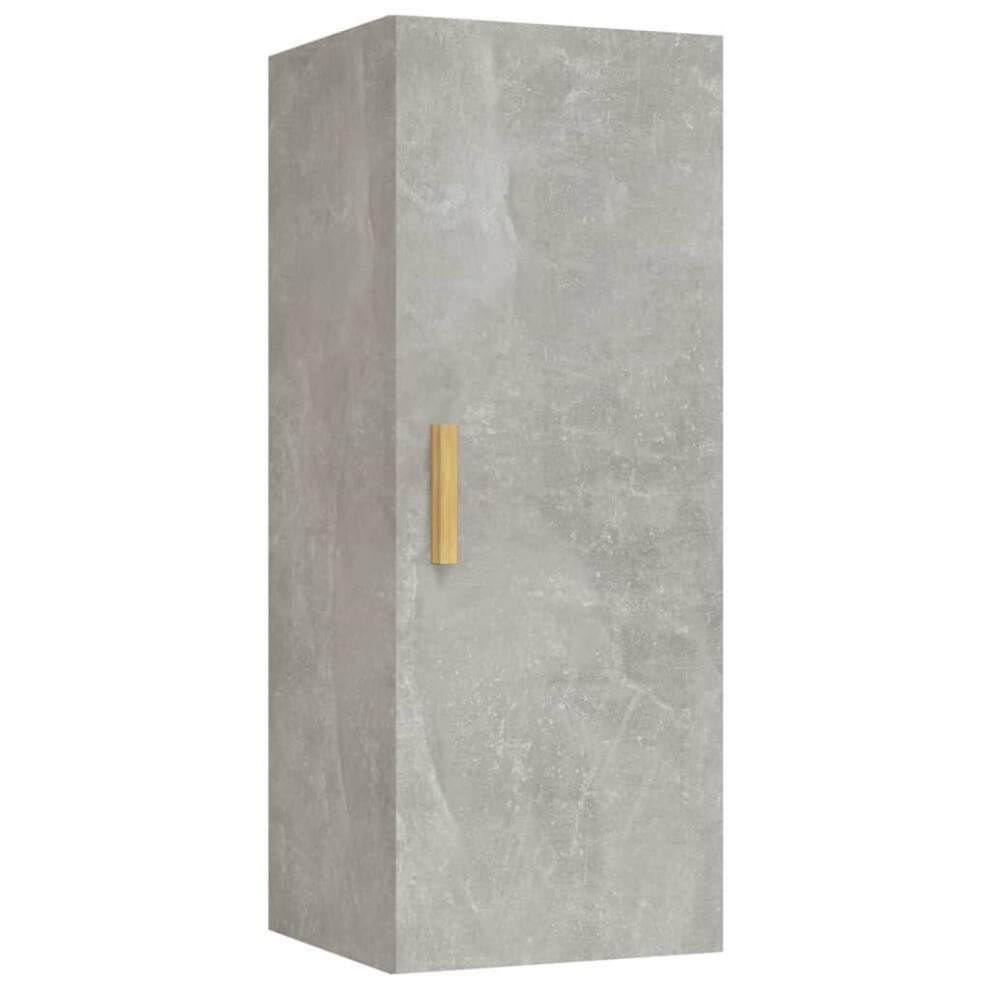Vidaxl (Concrete Grey) Tv Cabinet Entertainment Centre Media Tv Unit Tv Stand Engineered Wood