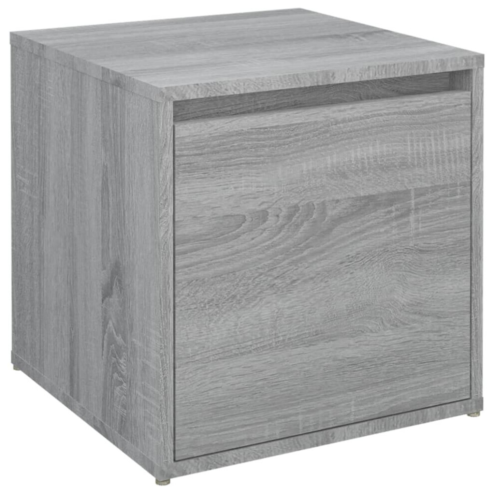 (Grey sonoma) vidaXL Box Drawer Hall Tool Box Chest Organiser Storage Case Engineered Wood