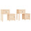 VidaXL (Brown, 2) vidaXL 1/2x Solid Wood Pine Bedside Cabinet End Table Cabinet Multi Colours 1