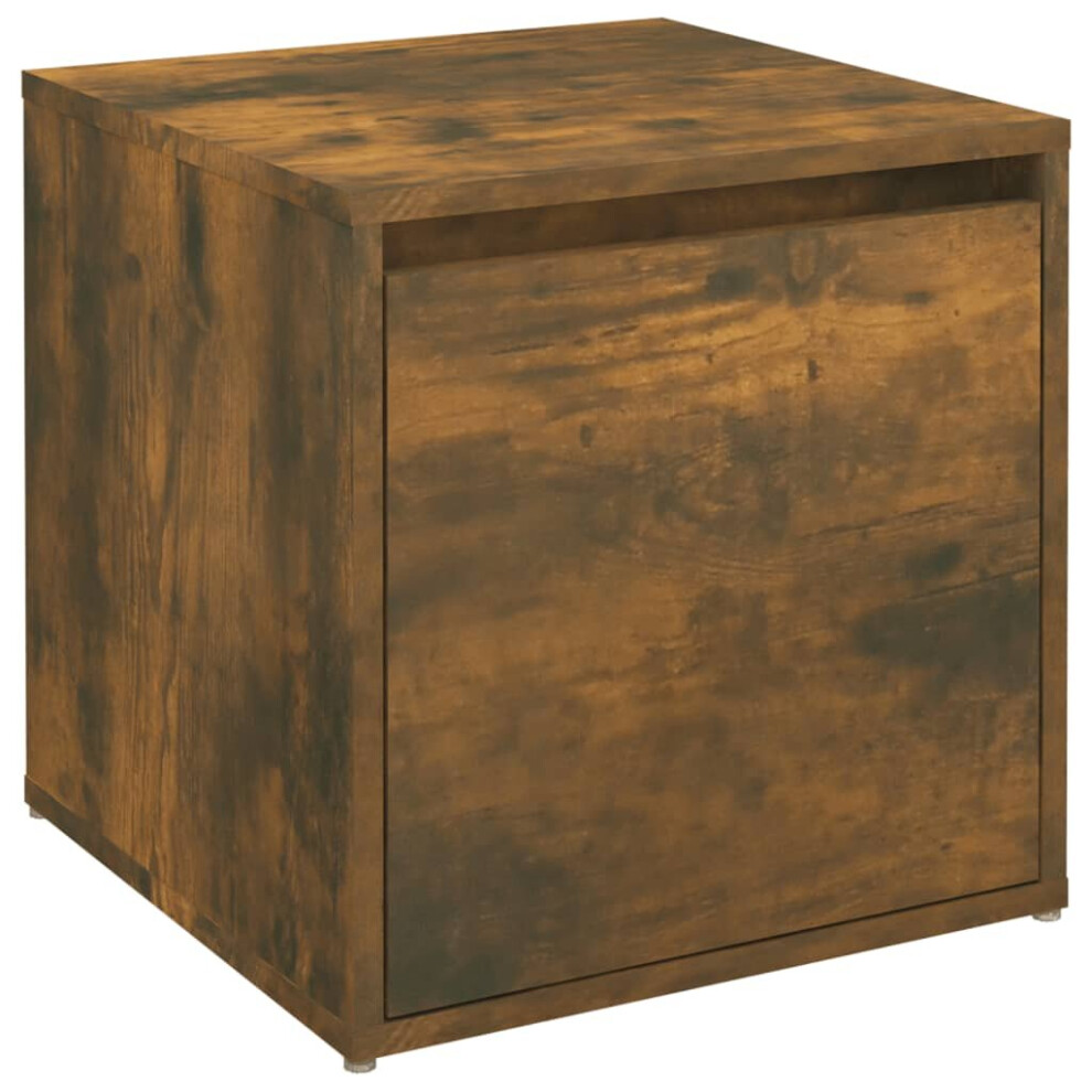 Vidaxl (Smoked Oak) Box Drawer Hall Tool Box Chest Organiser Storage Case Engineered Wood