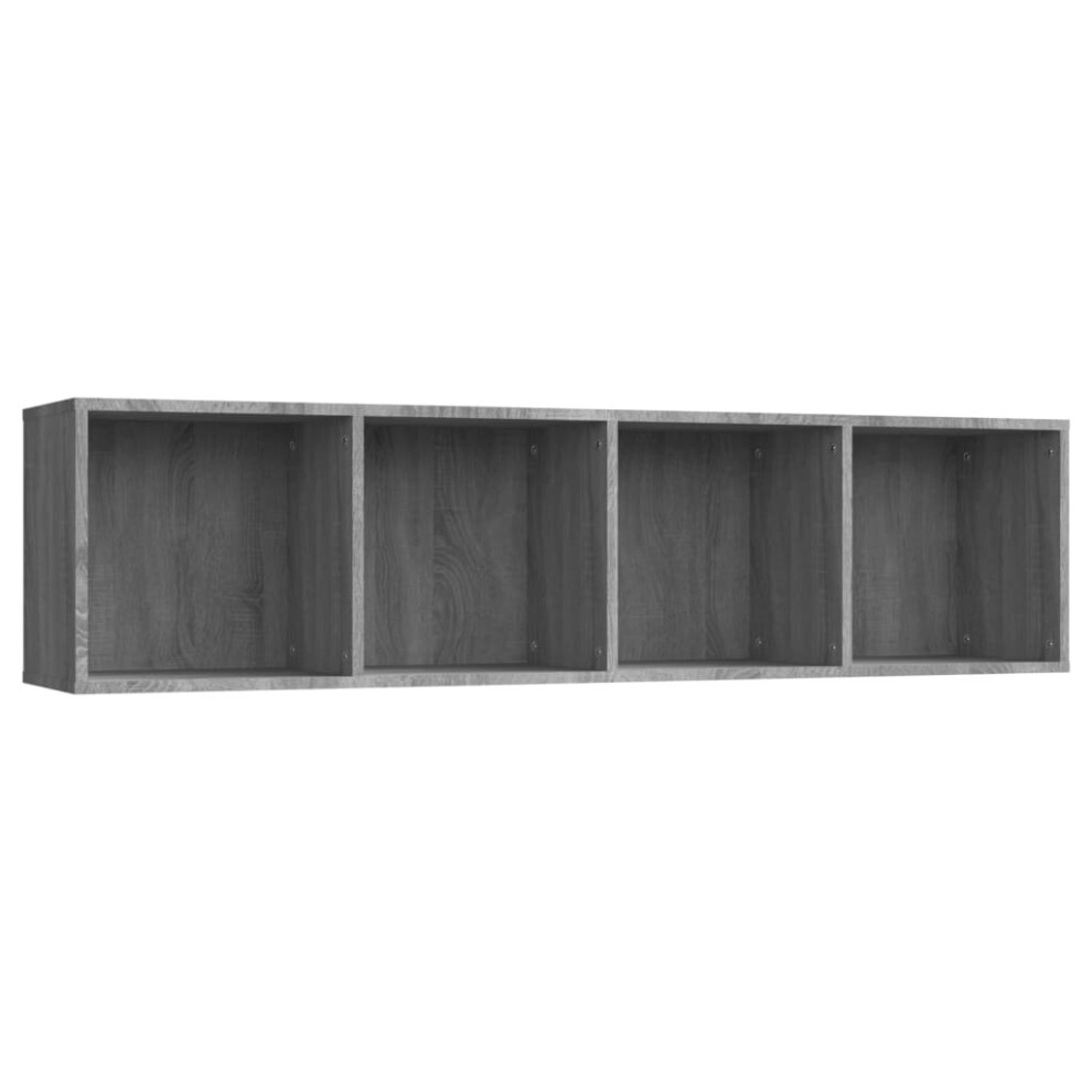 (Grey sonoma) vidaXL Book Cabinet/TV Cabinet Home Wall Shelf Book Stand Rack Multi Colours