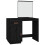 VidaXL (Black) vidaXL Solid Wood Pine Dressing Table Wooden Desk Cosmetic Table Multi Colours 1