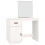 VidaXL (White) vidaXL Solid Wood Pine Dressing Table Wooden Desk Cosmetic Table Multi Colours 1