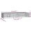 VidaXL vidaXL 3-Panel Rabbit Cage 325x109x54 cm Galvanised Iron Rabbit Enclosure 7