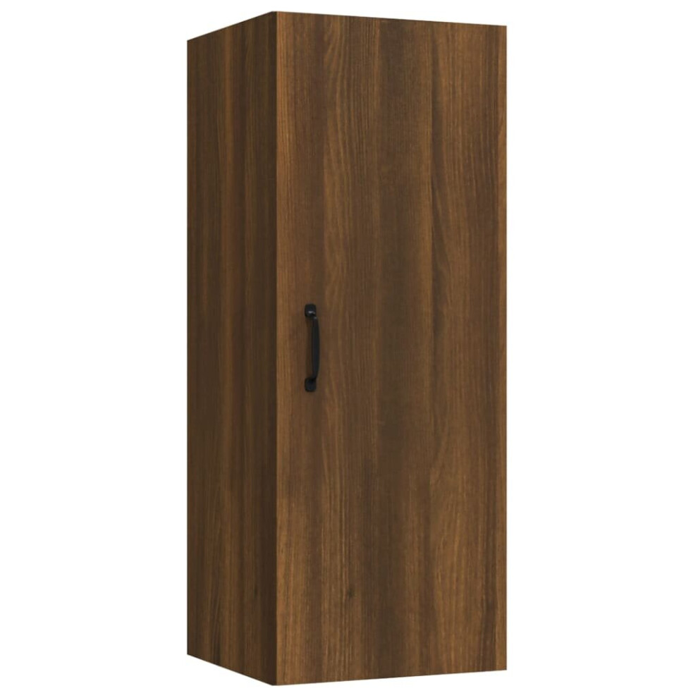 (Brown oak) vidaXL Hanging Wall Cabinet Engineered Wood Storage Cabinet Multi Colours